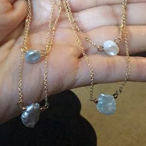 Pearl pendant necklace ✔️